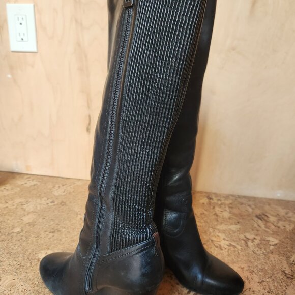 RUDSAK Leather Tall Wedge Boot - Picture 3 of 6